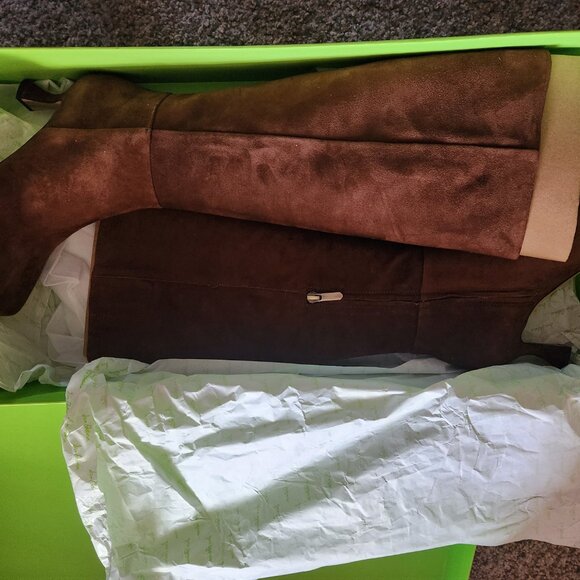 Sam Edelman Leigh Suede Leather knee-high boots. NIB. Brown. Size 5.5 - Picture 9 of 11